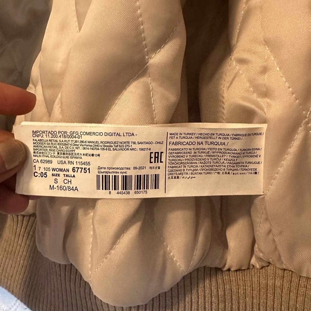 Mango Wool Leather Varsity Jacket - image 8